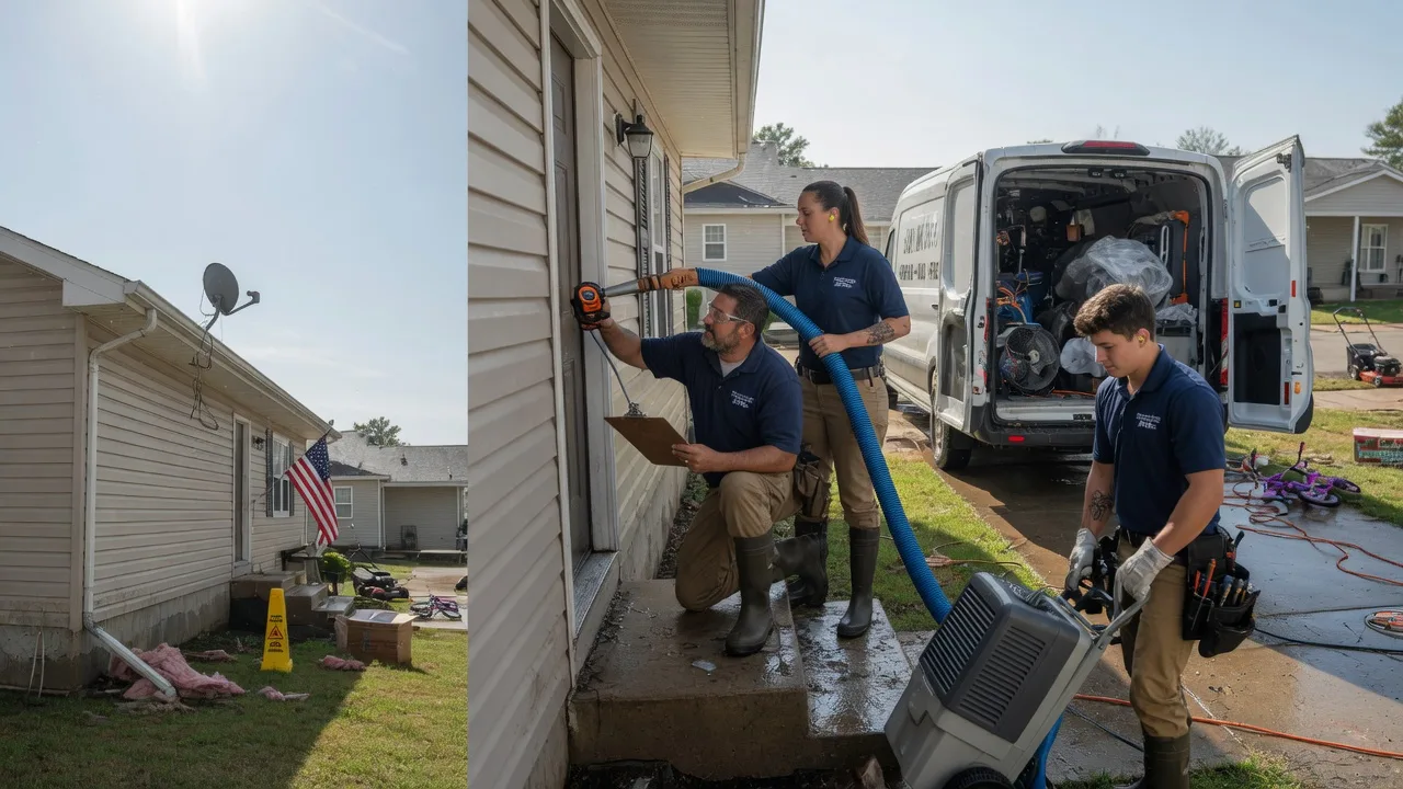 Ceiling Water Damage Restoration in Greenville, IN near me